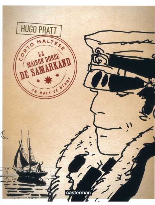 Corto Maltese tome 9 - La maison dorée de Samarkand (N&B) main product photo