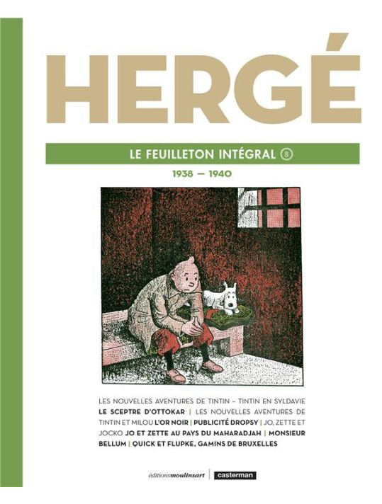 Hergé - Le feuilleton intégral tome 8 - 1939-1940 main product photo