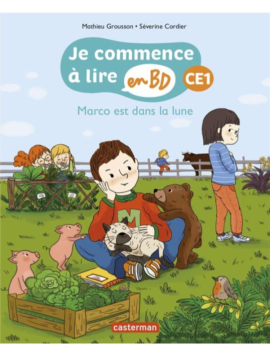 Je commence à lire en BD : CE1 - Marco est dans la lune main product photo