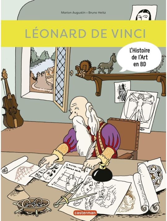 L'histoire de l'art en BD - Léonard de Vinci main product photo
