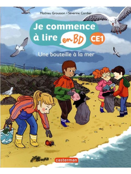 Je commence à lire en BD : CE1 - Une bouteille à la mer main product photo