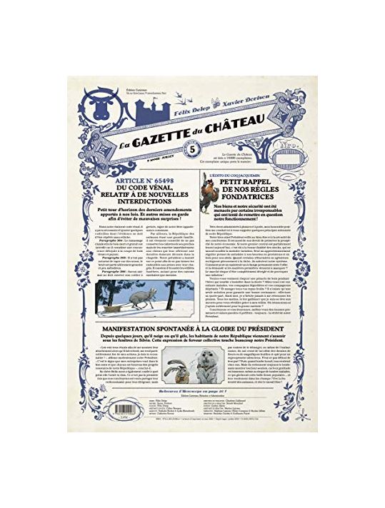 Le château des animaux - gazette tome 5 main product photo