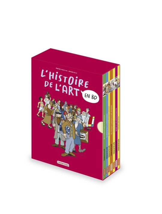 L'histoire de l'art en BD - coffret main product photo