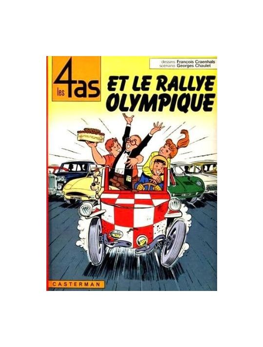 4 as (Les) tome 8 - Les 4 as et le rallye olympique (éd. 1969) main product photo