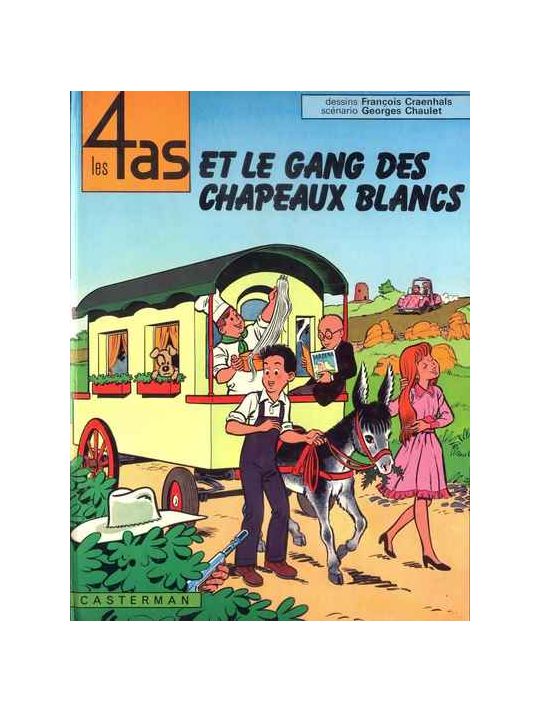 Les 4 as tome 15 - Les 4 as et le gang des chapeaux blancs main product photo