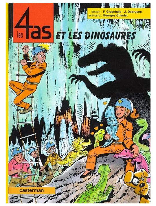 Les 4 as tome 35 - et les dinosaures main product photo
