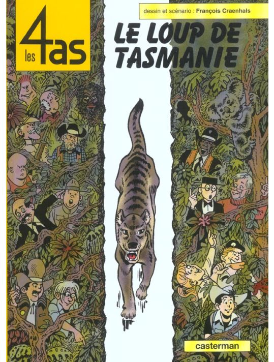 Les 4 as tome 40 - et le loup de tasmanie main product photo