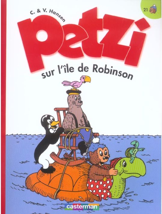Petzi tome 21 - petzi sur l'île de robinson main product photo