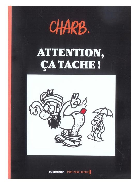 attention, ca tâche ! main product photo