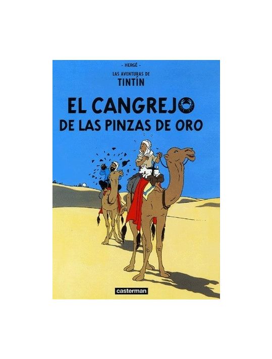 tintin ; en espagnol ; le crabe aux pinces d'or main product photo
