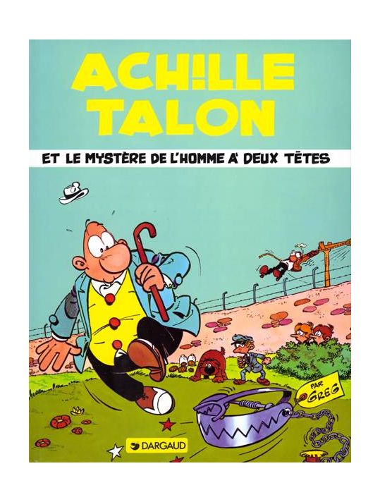 achille talon tome 14 - achille talon et le mystère de l'homme a deux têtes main product photo