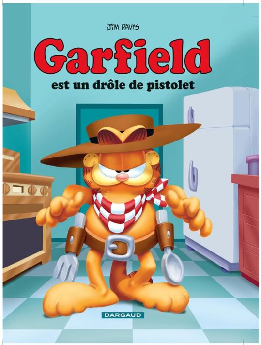 garfield tome 23 - garfield est un drôle de pistolet main product photo