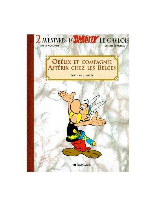 coffret 2 volumes asterix - obélix et compagnie, asterix chez les belges main product photo