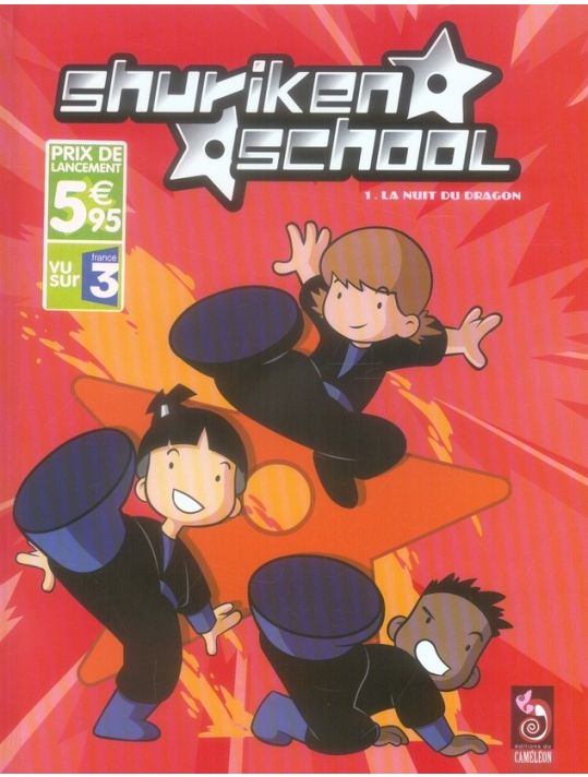 shuriken school tome 1 - la nuit du dragon main product photo