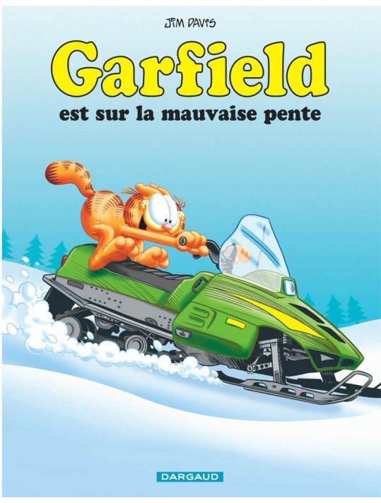 garfield tome 25 - garfield est sur la mauvaise pente main product photo