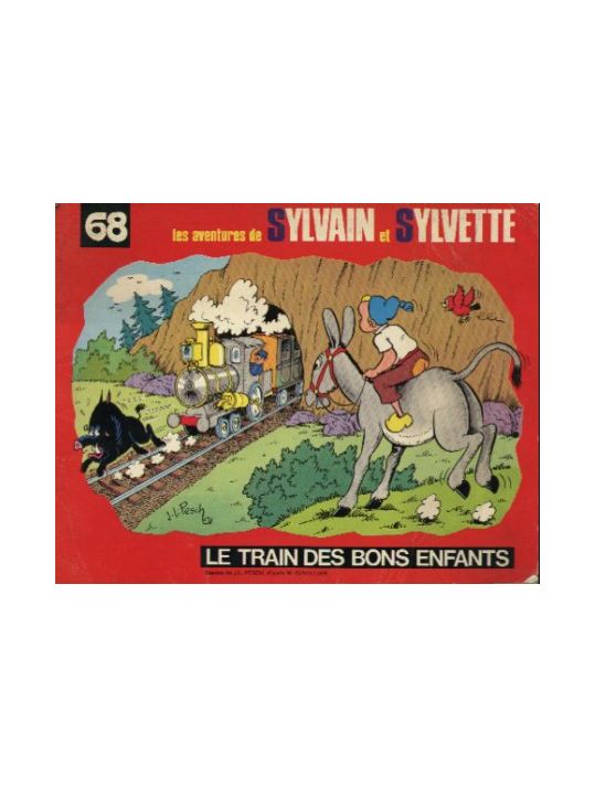 Sylvain et Sylvette (03-série : Fleurette nouvelle série) tome 68 - Le train des bons enfants (éd. 1975) main product photo