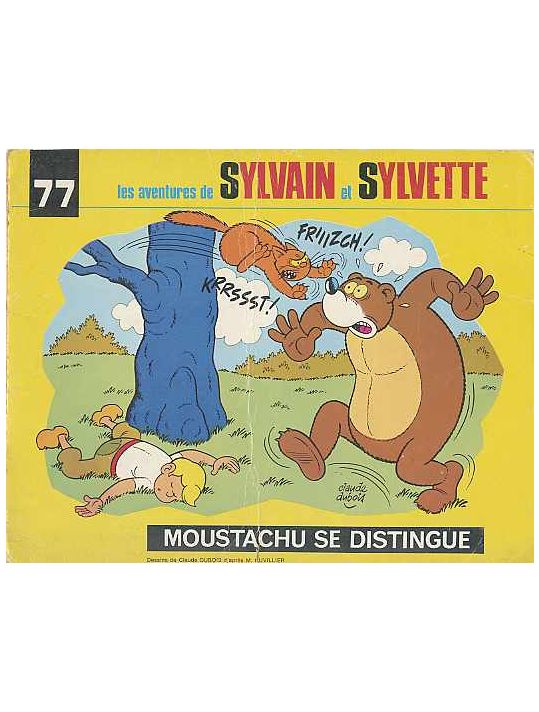 Sylvain et Sylvette (03-série : Fleurette nouvelle série) tome 77 - Moustachu se distingue (éd. 1975) main product photo