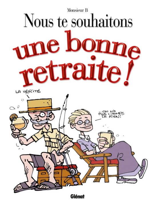 nous te souhaitons une bonne retraite main product photo