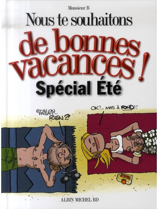 nous te souhaitons de bonnes vacances ; spécial été main product photo