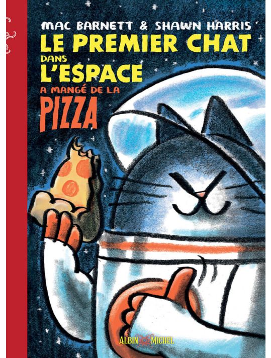 Le premier chat dans l'espace a mangé de la pizza main product photo