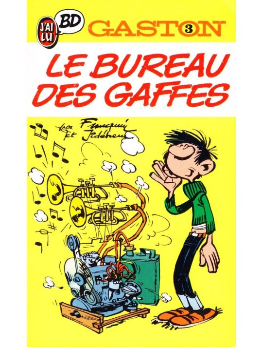 Gaston (poche) tome 3 - le bureau des gaffes main product photo
