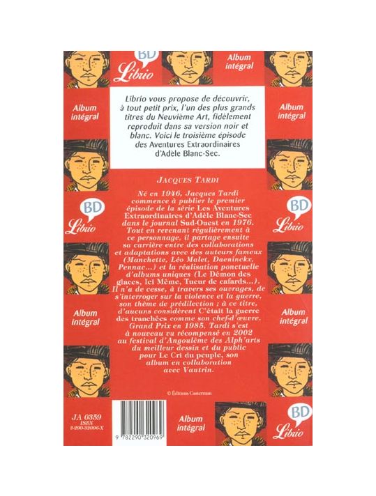 Adèle Blanc-Sec - poche tome 3 - le savant fou main product photo