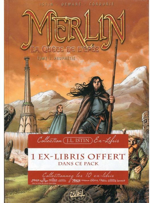 Merlin la quête de l'épée tome 1 (avec ex-libris) main product photo