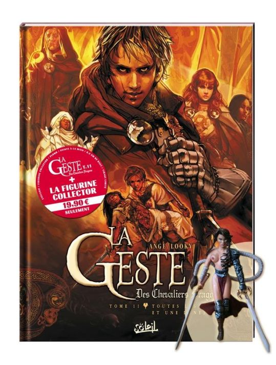 la geste des chevaliers dragons tome 11 + figurine main product photo