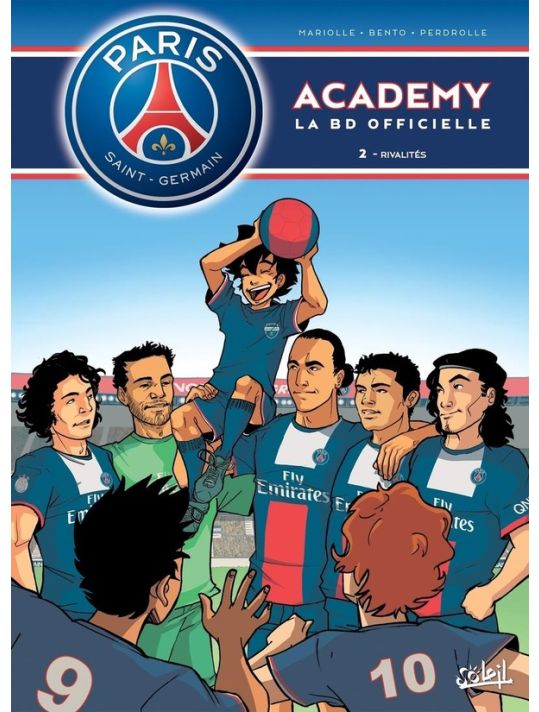 PSG Academy - la BD officielle tome 2 - rivalités main product photo