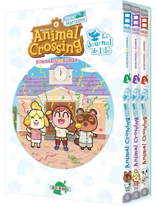 Animal Crossing - Le journal de l'île - coffret tomes 1 à 3 main product photo