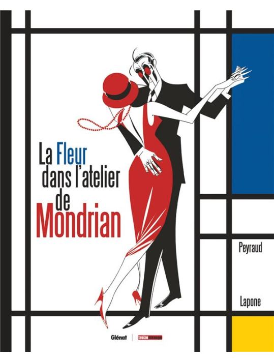 La fleur dans l'atelier de Mondrian main product photo
