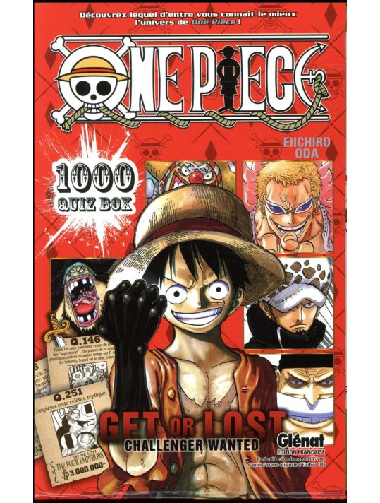 One Piece quiz book coffret tome 1 et 2