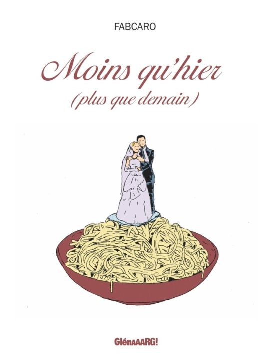 Moins qu'hier, plus que demain main product photo