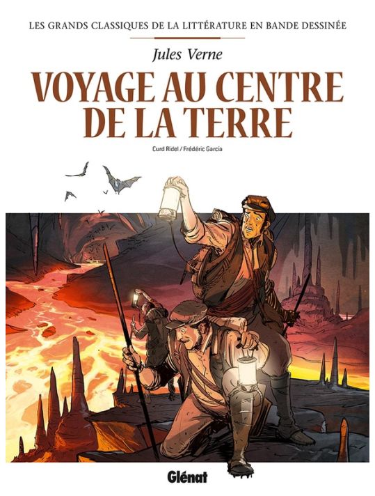Voyage au centre de la terre en BD main product photo