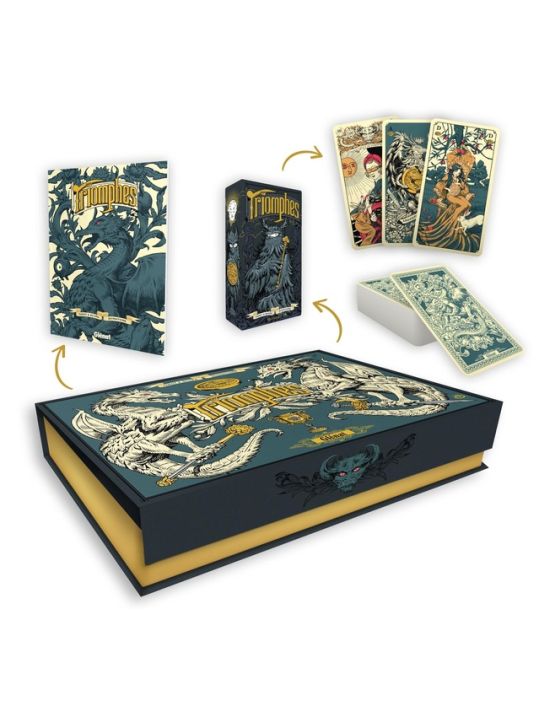 Triomphes - tarot et Scopa divinatoire main product photo