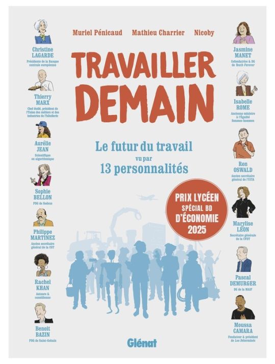 Travailler demain main product photo