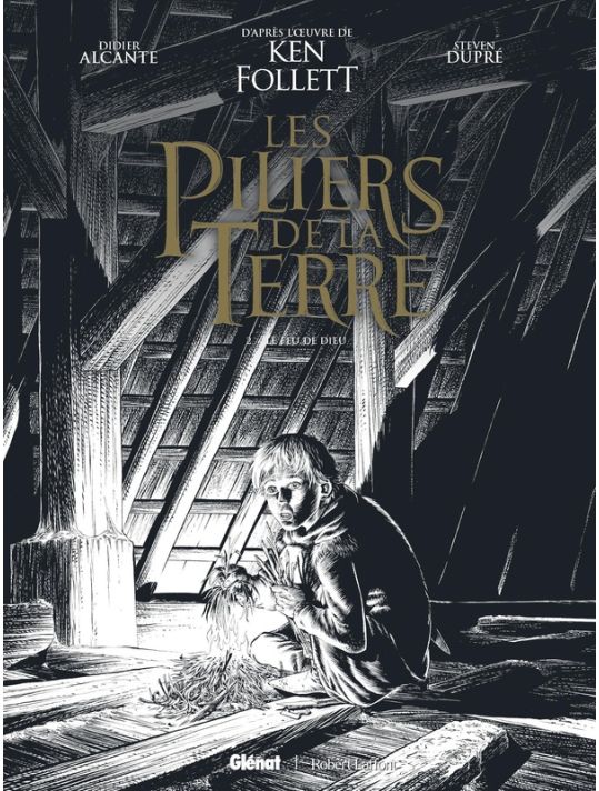 Les piliers de la Terre tome 2 - Le feu de Dieu (édition noir et blanc) main product photo