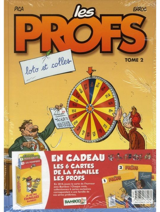 les profs tome 2 - loto et colles - en cadeau les 6 cartes de la famille les profs main product photo