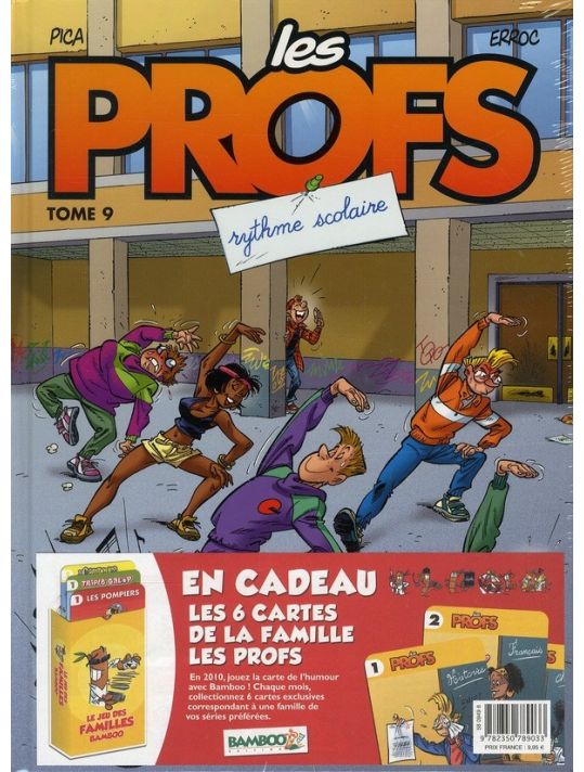les profs tome 9 - rythme scolaire - en cadeau les 6 cartes de la famille les profs main product photo