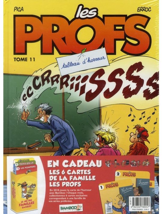 les profs tome 11 - en cadeau les 6 cartes de la famille les profs main product photo