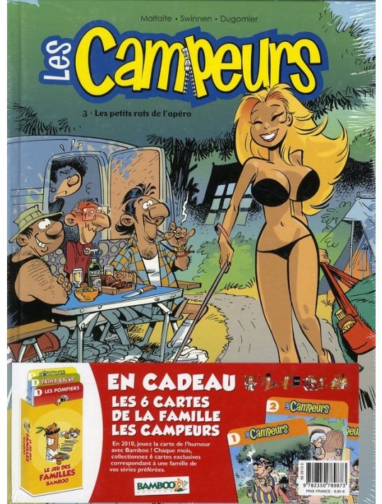 les campeurs tome 3 - jeu des familles bamboo main product photo