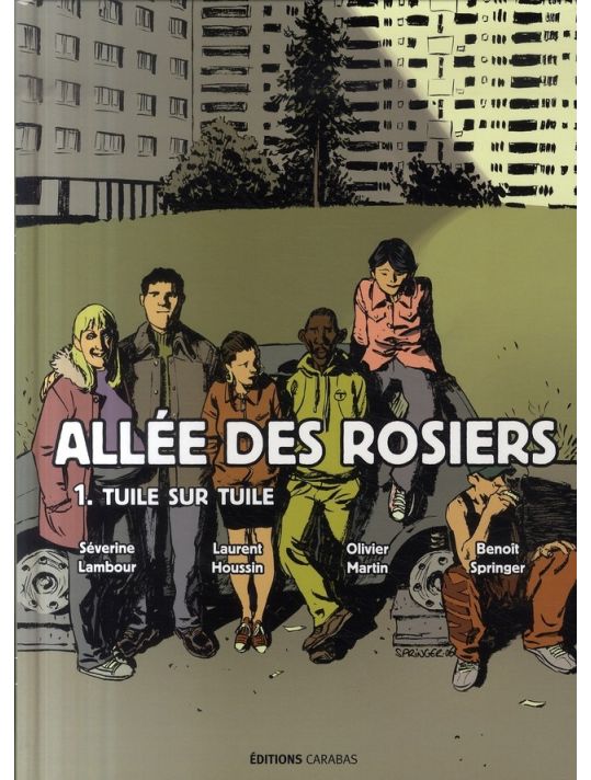 allée des rosiers tome 1 - tuile sur tuile main product photo