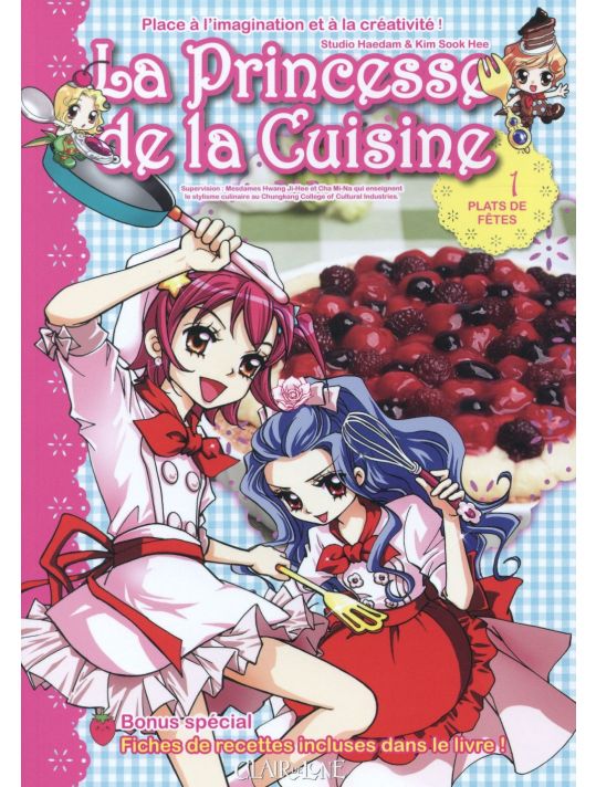 La princesse de la cuisine tome 1 - plats de fêtes main product photo