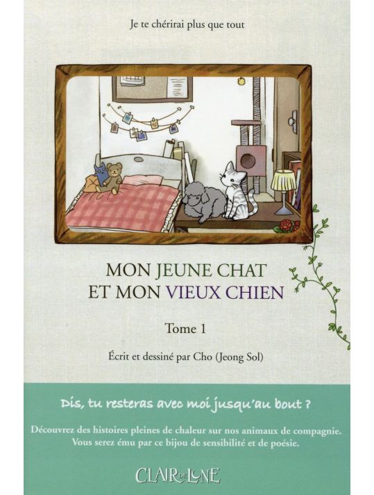 mon petit chaton et mon vieux chien tome 1 main product photo