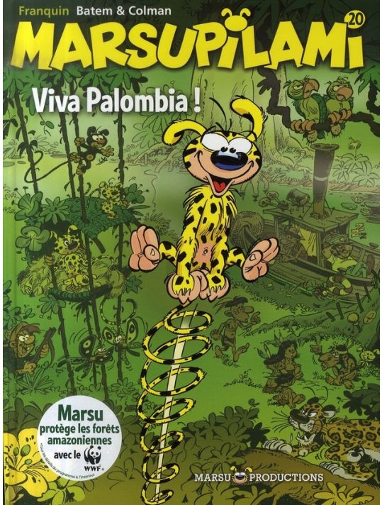 marsupilami tome 20 - viva palombia ! main product photo