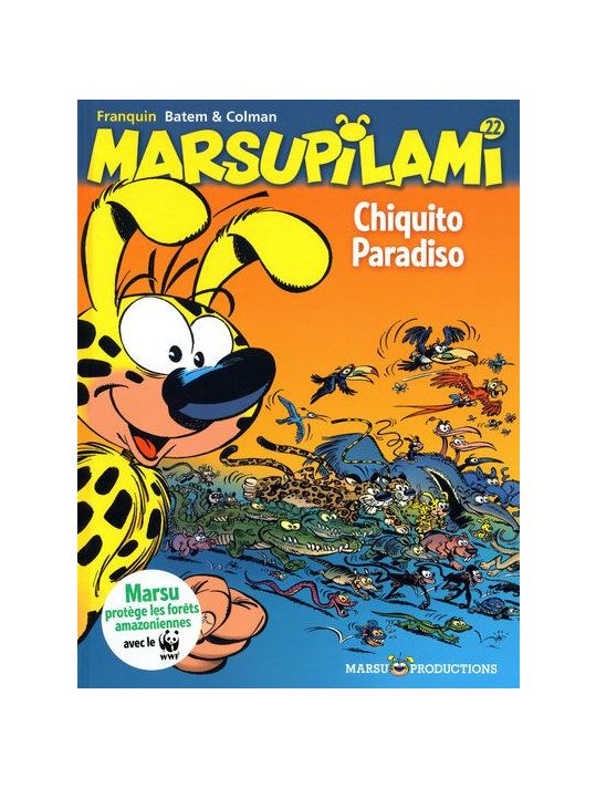 marsupilami tome 22 - chiquito paradiso main product photo
