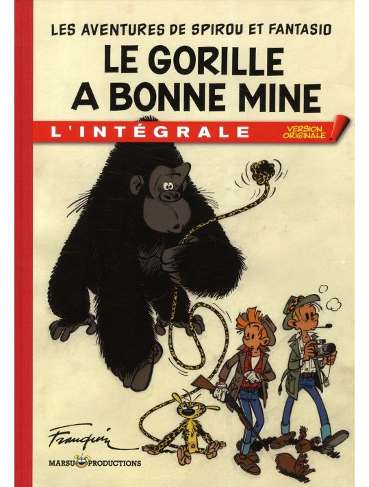 Spirou et Fantasio - tirage de tête VO tome 3 - le gorille a bonne mine main product photo