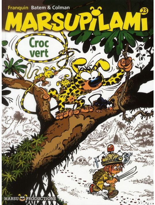 marsupilami tome 23 - croc vert main product photo