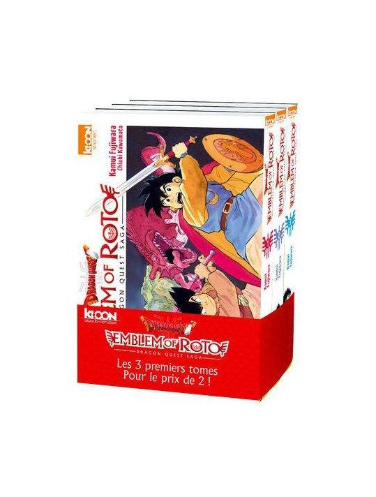 Pack découverte Dragon Quest - Emblem Of Roto tomes 1 à 3 main product photo