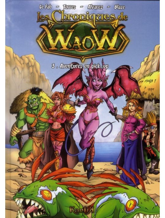 les chroniques de Waow tome 3 - aventures en pick-up main product photo
